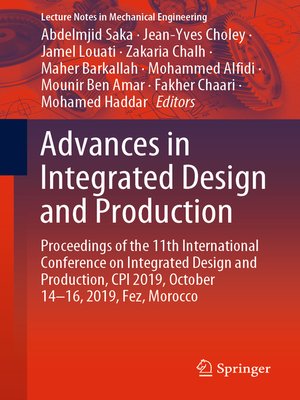 cover image of Advances in Integrated Design and Production